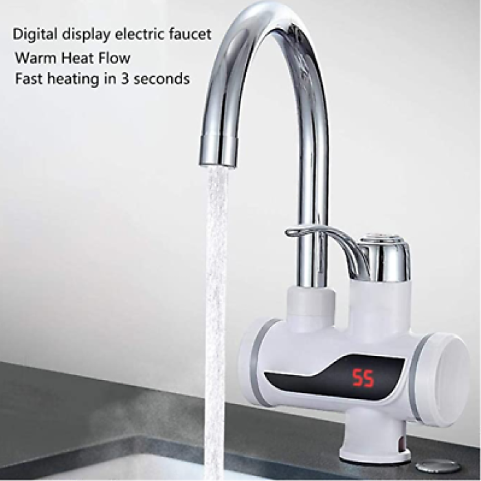 Electric instant hot water tap with hand shower