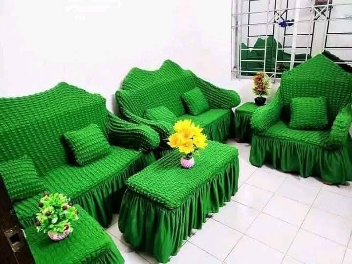 Sofa Cover 2 + 2 + 1 = 5 Seater Stitched Spandex Fabric