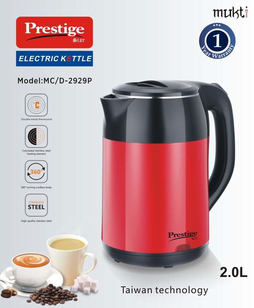 𝑭𝑺 𝑴𝒂𝒓𝒕_ Electric water Kettle D-2929P 2L