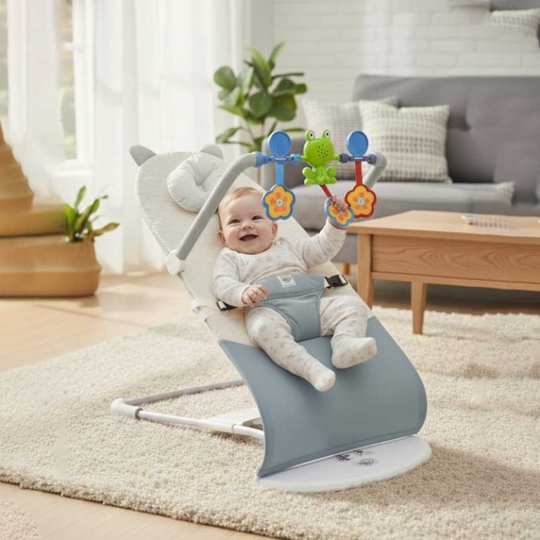 আপনার সোনামণির আরাম আর আনন্দের জন্য—Love Baby Bouncer with Music &amp; Toy!