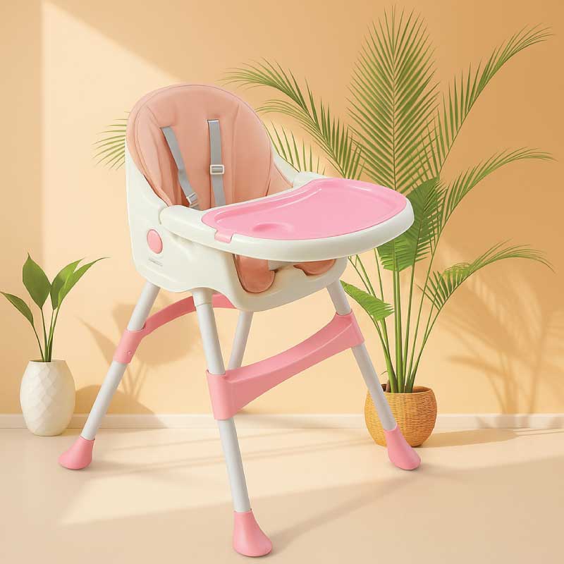 Baby High Chair AFR-001 – মাল্টিফাংশনাল বেবি হাই চেয়ার | খাওয়ানো, খেলা ও পড়াশোনার জন্য নিরাপদ চেয়ার