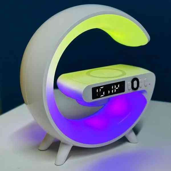 Smart G63 Intelligent Atmosphere RGB Light Bluetooth Speaker With Wireless Charging