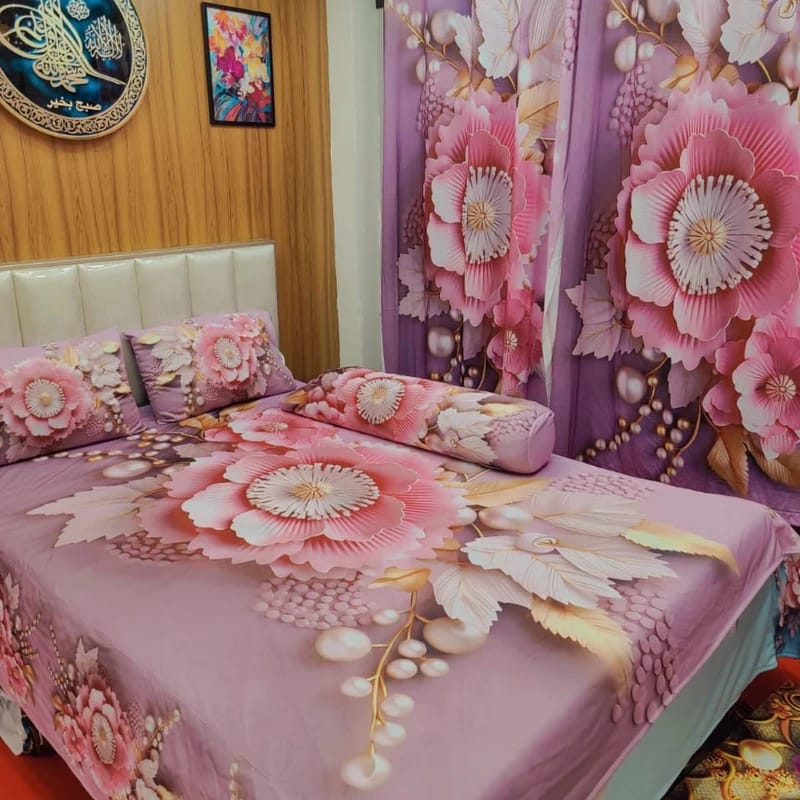 Original Water Proof China Premium 3D Design bed sheet