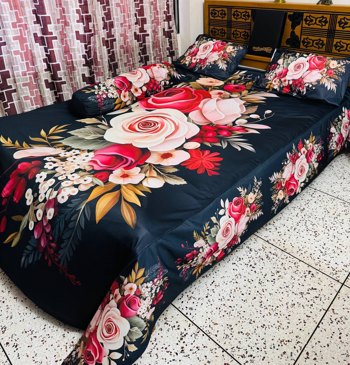 China premium 3D Design Bed Sheet