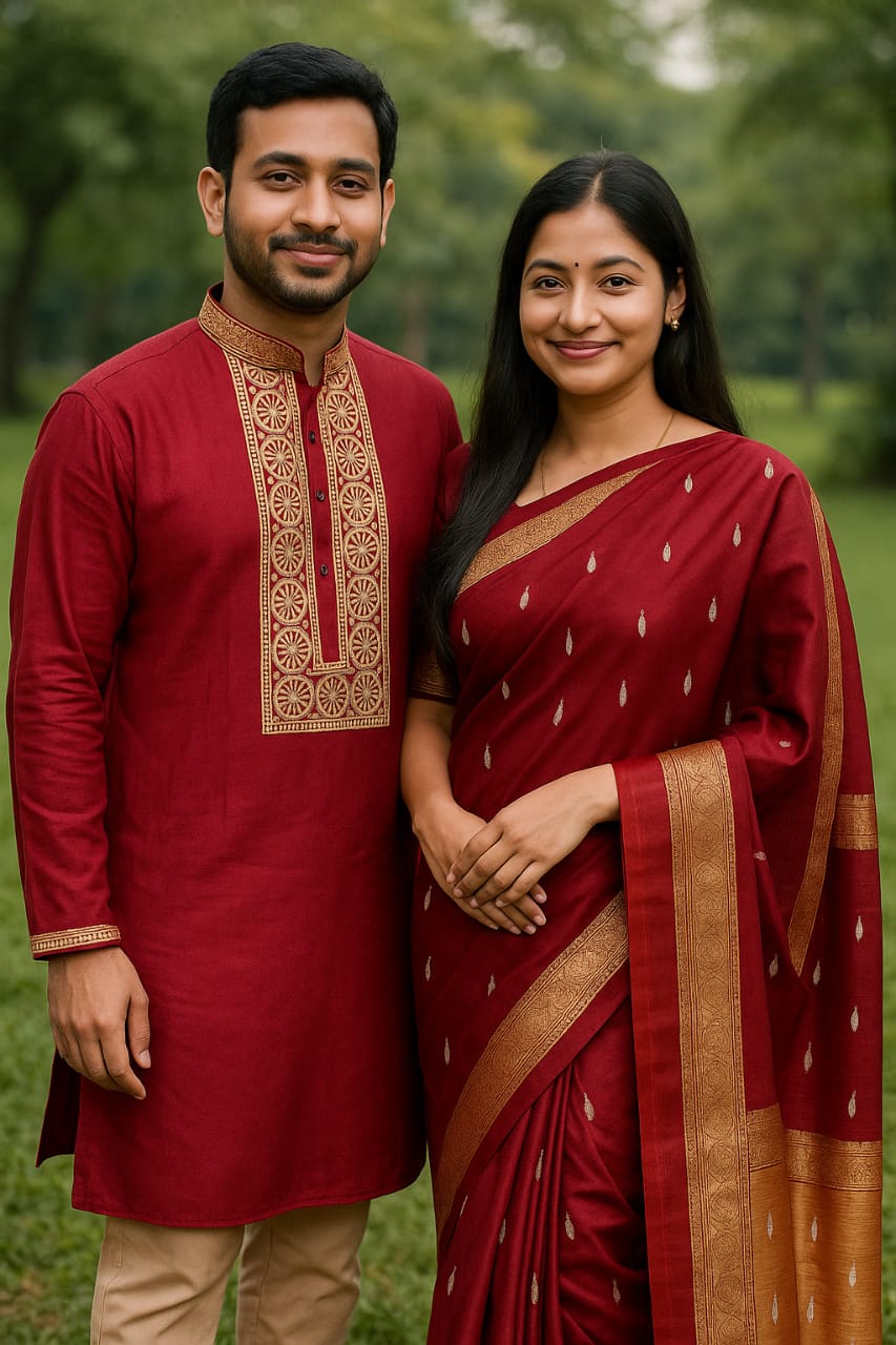 Sharee Panjabi Couple Set