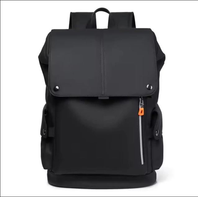 Water-Resistant Oxford Backpack with Utility Pockets for Men