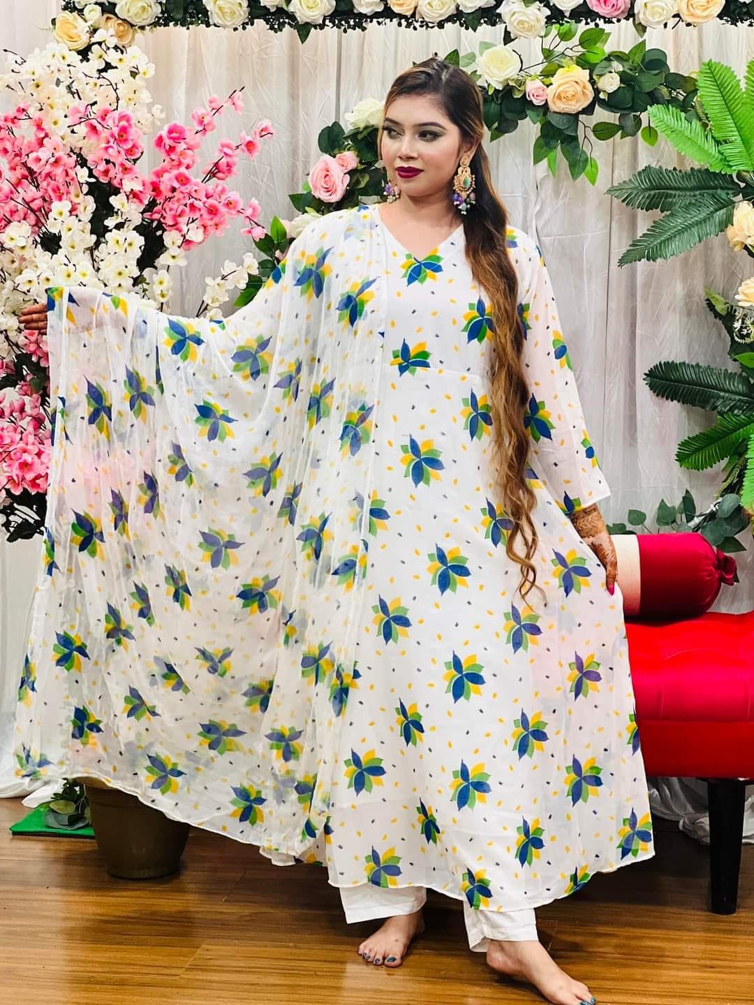 Premium Three Piece Gown